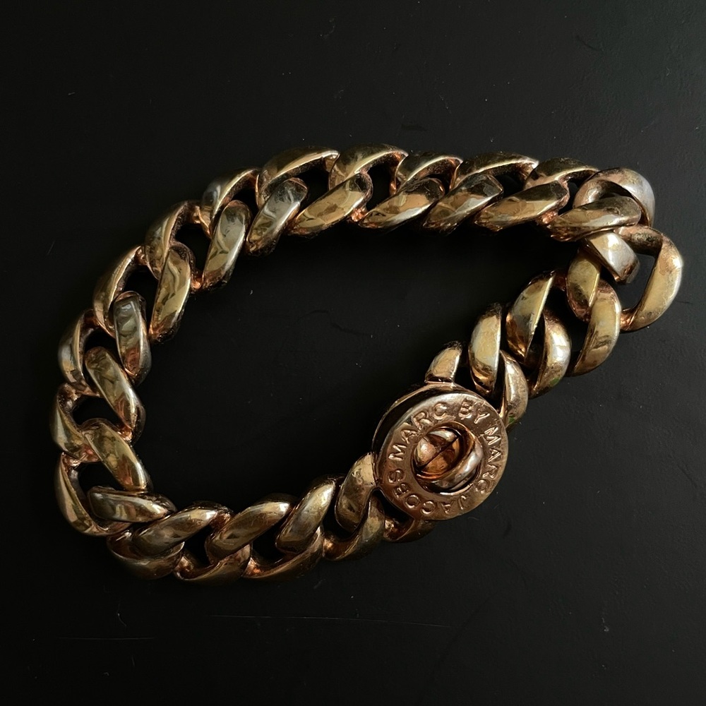 Marc By Marc Jacobs Katie turn-lock curb chain bracelet